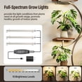 thumbnail image 2 of Plant Stand Indoor with Grow Lights,62" Tall indoor plant stands for multiple plants,8-Tiered plant shelf indoor,Metal Flower Stands for Indoor Plants Living Room,,Garden, Patio, Balcony, 2 of 7