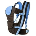 thumbnail image 1 of Fresh Fab Finds FFF-Blue-GPCT1241 Breathable Adjustable Wrap Sling Backpack Front Back Chest Infant Carrier Bag, Blue, 1 of 1