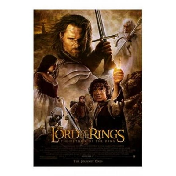 Pop Culture Graphics MOV189230 Lord of the Rings The Return of the King - Style K Movie Poster, 11 x 17