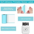 thumbnail image 4 of Self-adhesive sticker paper roll 10 pcs thermal photo paper for PeriPage Mini portable photo printer, P1 Mini printer (57 x 30 mm), 4 of 5