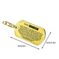 thumbnail image 2 of To My Grandson Keychain Inspirational Key Chains Remember Whose Grandson You Are Grandson Gifts from Grandma Birthday Graduation Christmas Gift from Grandma Grandpa Grandparents, 2 of 4