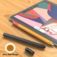thumbnail image 4 of Silicone Tablet Pencil Case Shockproof Anti Slip Touch Screen Pen Cover Waterproof Colorful Stylus Sleeve for Apple Pencil Pro White, 4 of 6