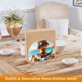 thumbnail image 5 of Dinosaur and Beach Sands Napkin Holder for Table Clear Napkin Stand Paper Holder Acrylic Organizer Dispenser Napkins for Dinner Kitchen Restaurant Room, 5 of 8