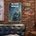 thumbnail image 4 of Placa Metal Vintage Flying Dutchman Pintura Hierro Rectangular Artística 20x30cm, 4 of 9