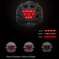 thumbnail image 3 of QJUHUNG Bright Urban Cycling Helmet - Front & Rear LED Safety Lights - Adjustable Fit for Men & Women - Perfect for Commuting  Biking & Leisure Rides, 3 of 7