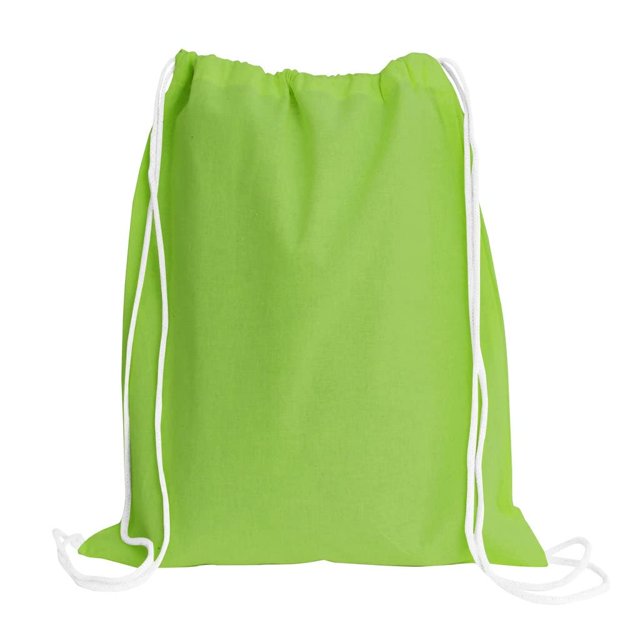 24 Pack Promotional Priced Cotton Drawstring Bags Backpacks Art Craft