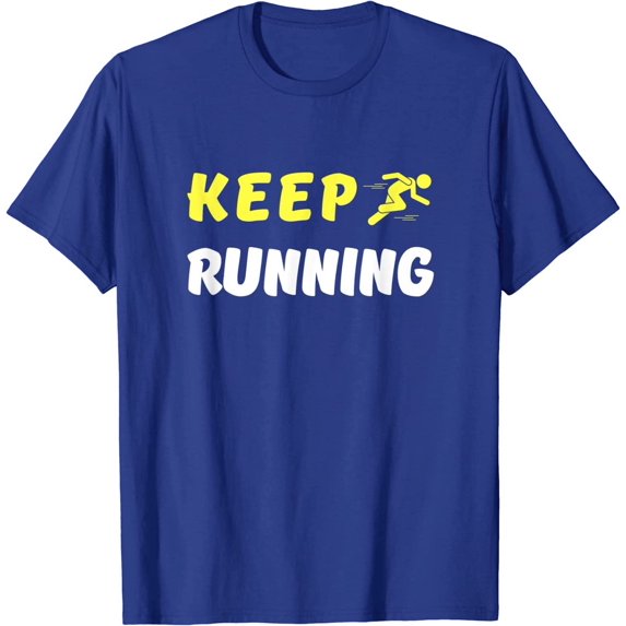 Keep Running Motivational Runner Athlete Marathon Sprinter T-shirt Marathon Runner Shirt Gift For Runner Running Gift Workout Fitness Shirt