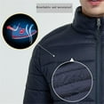 thumbnail image 2 of Heated Jacket Down Heated Jackets For Men Women Fashion Heated Coat Winter Jackets Battery/Power Bank Excluded, 2 of 3