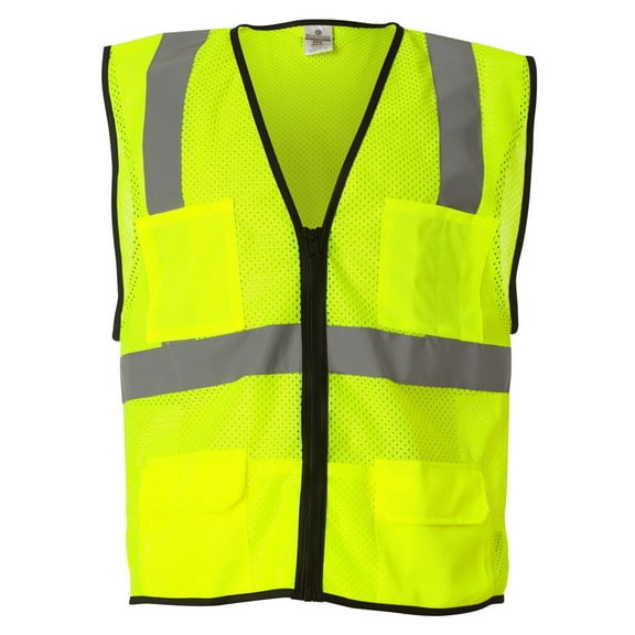 ML Kishigo Mens Economy Six Pocket Mesh Vest