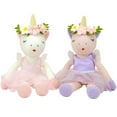 thumbnail image 6 of 17"H Dancing Unicorn Stuffed Doll Toddle Little Girls Cartoon Gifts Toys Ballerina Unicorn Plush Toys, Pink, 6 of 6