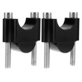 thumbnail image 3 of Handle Bar Mount,7/8in 30mm Handlebar Risers Handlebar Clamp Aluminum Alloy Handlebar Clamp Smooth Operation, 3 of 14