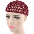 thumbnail image 7 of Women Soft Rayon Snood Hat Hair Net Crocheted Hair Net Cap Mix Colors Two Styles Adding a Touch of Style to Your Hair While Keeping It Tidy, 7 of 7
