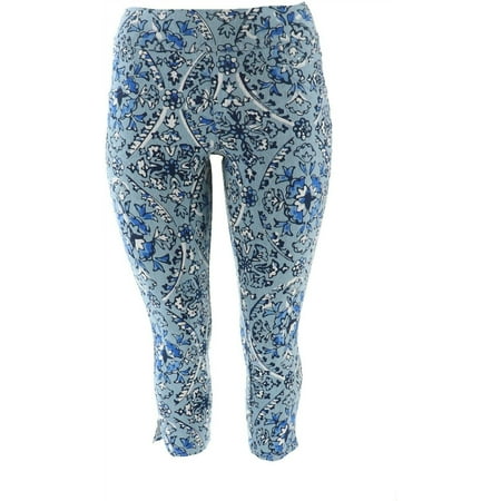 Utopia HUE Flawsome Dreamy Denim Capri Pant Missy Women's 710-292