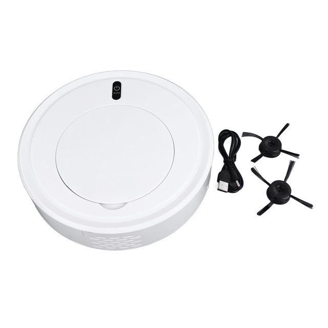 Robot aspirador inteligente para el hogar, totalmente automático, 3 en 1, silencioso, con colector de polvo, equipo de limpieza, blanco, 22 x 22 x 5 cm