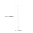thumbnail image 2 of LOLIPPYY 3 Pcs Tringle de Rideau de Douche en Métal Réglable Blanche Tringle de Tension pour Salle de Bain Installation Facile et Compatible avec le Mur, 2 of 6