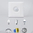 thumbnail image 2 of Automatic Light Sensor Switch Wall Mounted LED Light Control Sensor Switch, 2 of 9