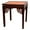 Two Tone, variant on Oriental Furniture Rosewood Square Ming Table, Antique Black