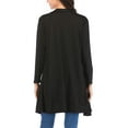 thumbnail image 7 of SHCKE Women's Long Sleeve Cardigans Casual Open Front Cardigan Shirt Lightweight Breathable Kimono Cardigans with Pockets Black, 7 of 7