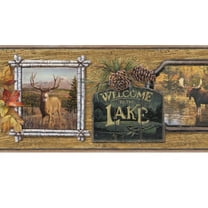 878309 Big Five Wallpaper Border HTM48562b