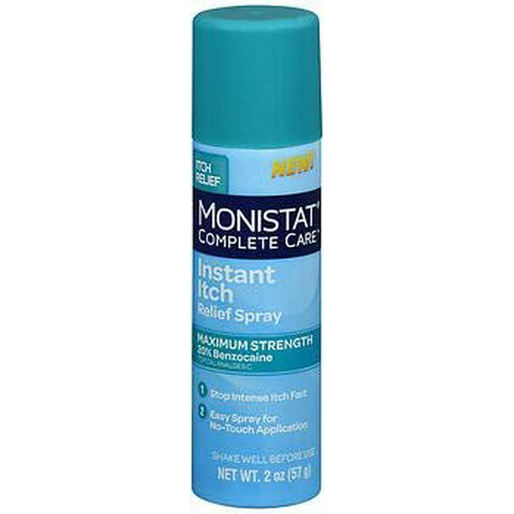 Monistat Complete Care Instant Itch Relief Spray 2 oz, Pack of 6