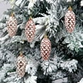thumbnail image 4 of Costeam 5PC Christmas Long Pine Cones, Hand-Painted Christmas Tree Colorful Pine Cone Hangers, Christmas Hanging Ornaments, Xmas Festive Tree Decor, 4 of 4