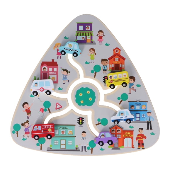Maze Toys, Hand Eye Coordination Match Puzzle Toys Develop Concentration Finely Polished for Hand Eye Coordination for Kids for Early Education Traffic