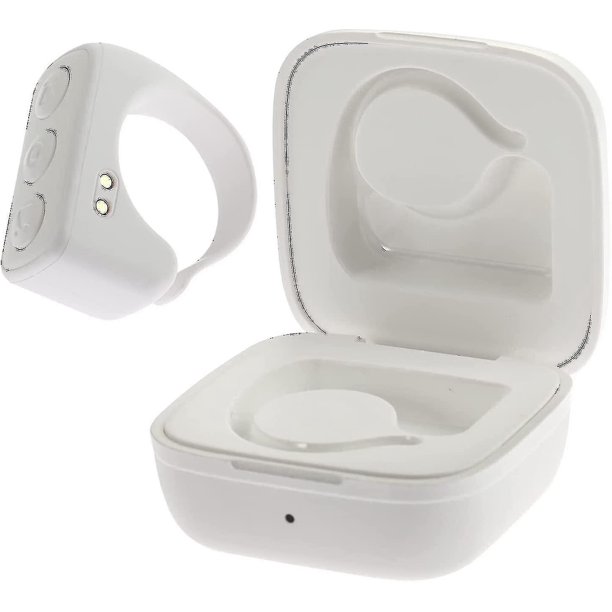 Control remoto Bluetooth con la punta del dedo, volteador de páginas inalámbrico con estuche de carga Compatible con teléfono celular Iphone Android Ipad (hy)