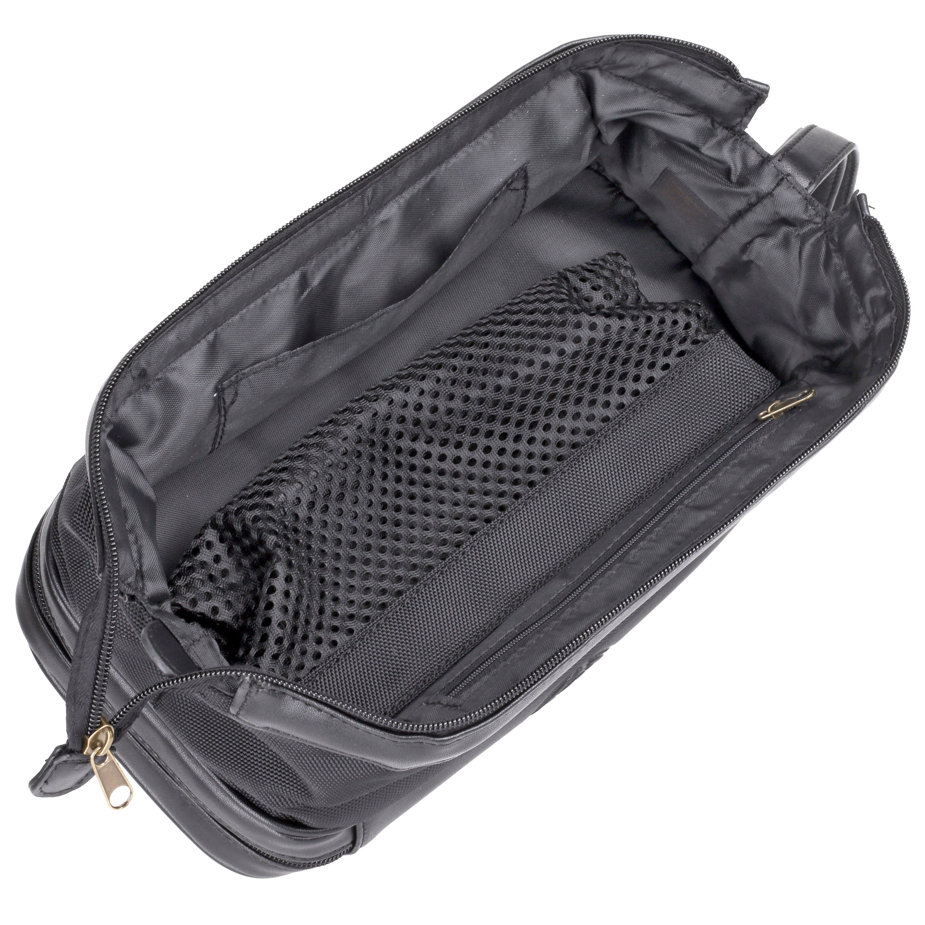 Dopp Men's Super Travel Kit with Bonus Items Nylon, Black