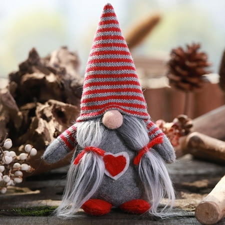 A Swedish Christmas Christmas Decorations Gift Birthday Present, Handmade Plush Tomte Gnome Swedish Scandinavian Santa, Holiday Home Table Decor Ornaments ()