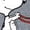 HEATHER GREY, variant on - Snoopy and Woodstock House Sleigh - Women's Racerback Tank Top