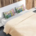 thumbnail image 5 of Yayeee Pillowcase Standard Size Set of 2 Satin Wrinkle Resistant Pillow Case, Yellow Window, 5 of 7