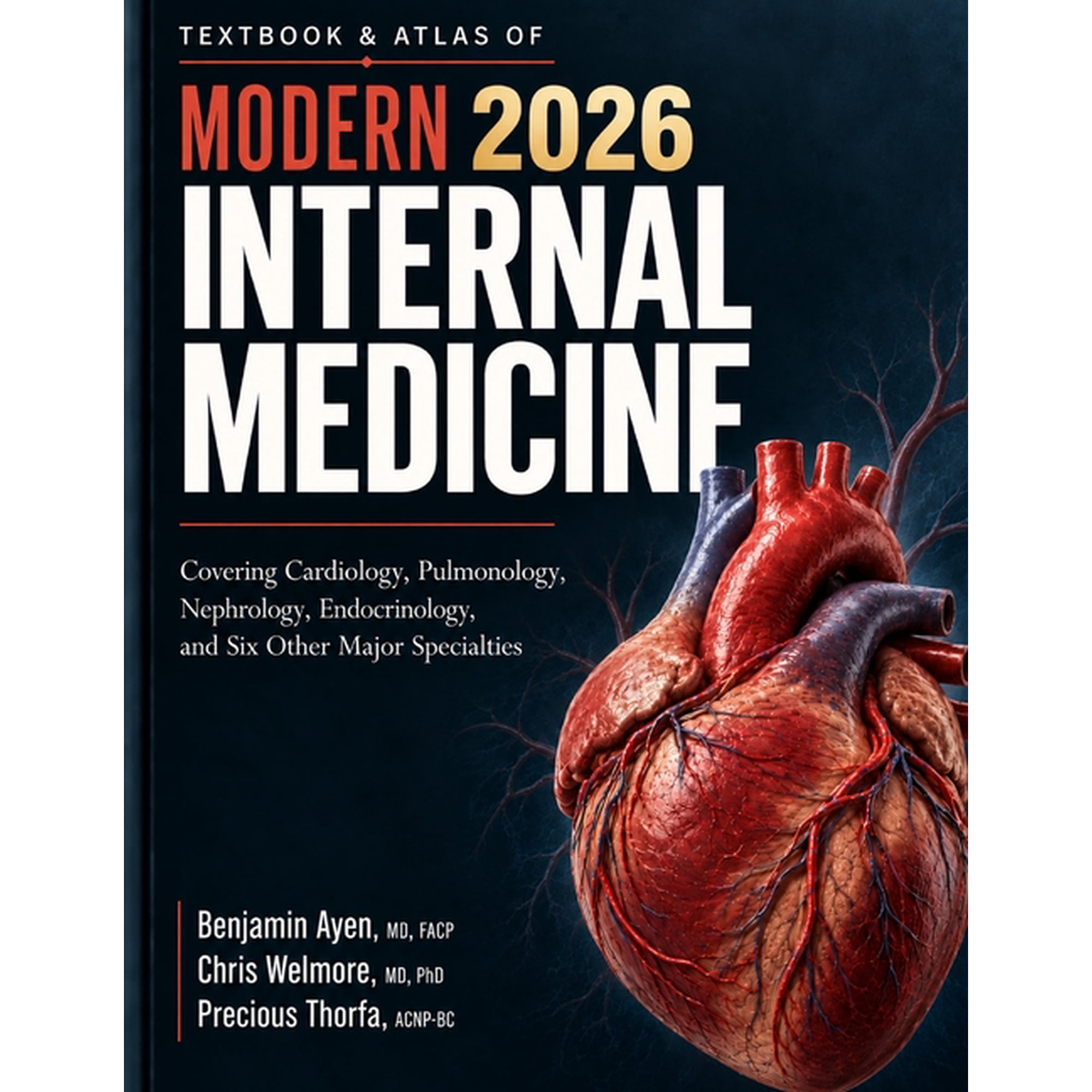 Textbook & Atlas of Modern Internal Medicine: Evidence-Based Clinical Reference on Cardiology, Pulmonology, Nephrology, , (Paperback)