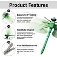 thumbnail image 3 of 12PCS Dragonfly Clip Bug Repellent, Outdoor Fake Dragonfly Rod Clip for Hat, 3D Artificial Realistic Garden Stakes Decor to Keep Flies Away for Indoor Patio by JEWLALO, 3 of 8