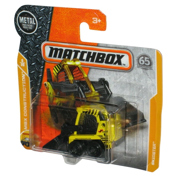 Matchbox MBX Construction 6/20 (2017) Yellow Skidster Toy Vehicle 41/125 - (Short Card)