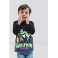 thumbnail image 5 of Disney Nightmare Before Christmas Jack Skellington Sally Toddler Boys Fleece Hoodie Toddler to Big Kid, 5 of 5