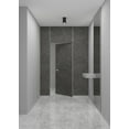 thumbnail image 3 of Invisible Solid Hidden Door with Handle | Planum 0010 Pietra with Silver Hidden Frame 30" x 84" Right-hand Inswing Silver Frame | Concealed Hinges Lock Handle | Modern Frameless Doors, 3 of 6