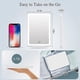 thumbnail image 5 of Rechargeable Travel Makeup Vanity Mirror, 3 Color Lighting, Dimmable Touch Screen, Tabletop LED Cosmetic Mirror with Lights, 5 of 5