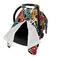 thumbnail image 2 of Naloa Different Cats 1 Baby Car Seat Cover, Breathable Baby Carrier Cover, Multiuse Baby Carrier Cover & Nursing Breastfeeding Cover, 2 of 5