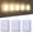 Blue, variant on Motion Sensor Night Light Indoor - Cordless Under Cabinet Lighting, Stick- LED Closet Lights, Safe Light for Stairs, 4000K Nightlight 3-Pack (Yellow)