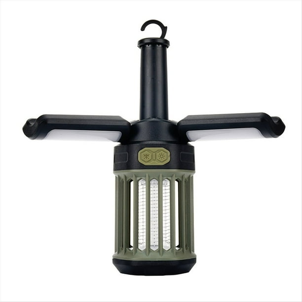 Matamoscas Eléctrico para Interiores y Exteriores, Recargable por USB, Control de Insectos Portátil para Patio y Camping.