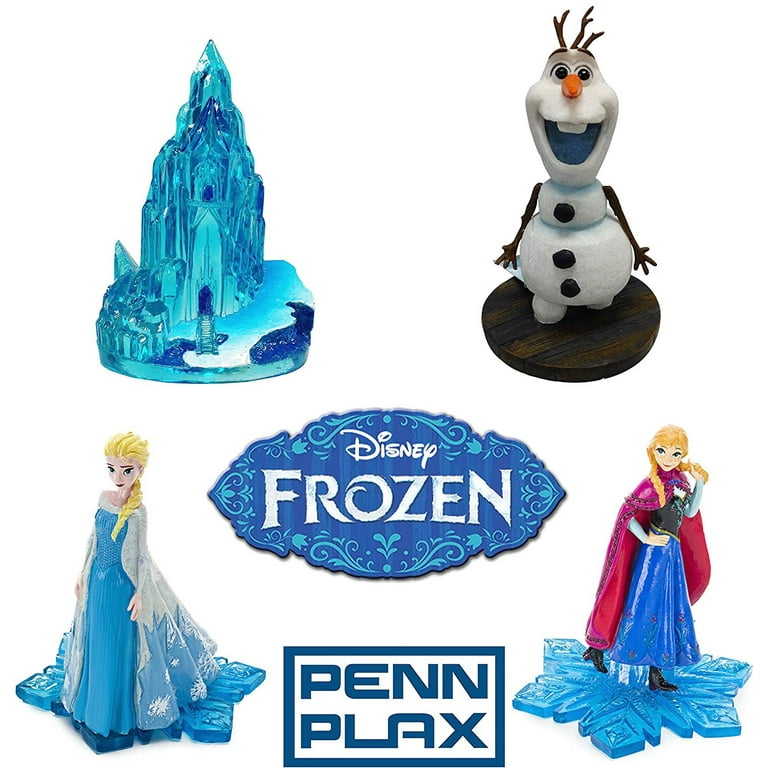 Penn-Plax Disney's Frozen 4-Piece Aquarium Decoration Bundle