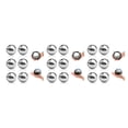 thumbnail image 1 of Ounissouiy 6Pcs Stainless Steel Ball Fashion Classic High-Precision Bearing Smooth Balls Female Decorations Jewelry Replacement Parts Type1, 1 of 6