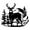 Black, variant on SPRING PARK Wild Deer Tree Car Vehicle Body Window Reflective Decals Sticker Decoration