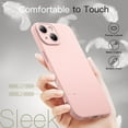 thumbnail image 5 of JETech Slim Case for iPhone 15 6.1-Inch with Camera Lens Full Cover Protection, Ultra-Thin Lightweight Matte Finish Minimalist Protective Phone Cover (Pink), 5 of 6