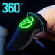 thumbnail image 2 of Likrtyny 8 Uds Cubierta Dedo Antideslizante Luminoso Controlador Juego Guantes Pulgar para PUBG, 2 of 6