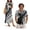 White Polynesian Tribal, variant on KUIFORTI Hippie Flower Matching Vacation Outfits for Couples Fashionable Mens Casual Shirts Hawaii Dress Soft and Comfortable with Soft Fabric Quick-dry for Romantic Date