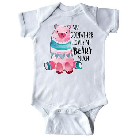

Inktastic My Godfather Loves Me Beary Much with Cute Bear Gift Baby Boy or Baby Girl Bodysuit