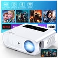 thumbnail image 1 of Proyector Groview Blanco FHD 15000lux con WiFi y Bluetooth para Cine en Casa 300'' Soporte 4K para i, 1 of 8