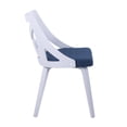 thumbnail image 3 of Lumisource Charlotte Set Of 2 Chair In White Textured Wood CH-CHARLOT WTXTBU2, 3 of 7