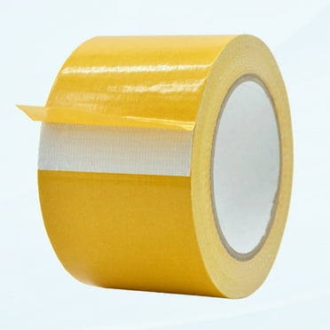 Double Sided Carpet Tape - 4 inches x 36 yards. Professional Grade, Heavy Duty Area Rug Tape to Hold Indoor Carpet Underlay to Floor, Wood, or Tile in Place